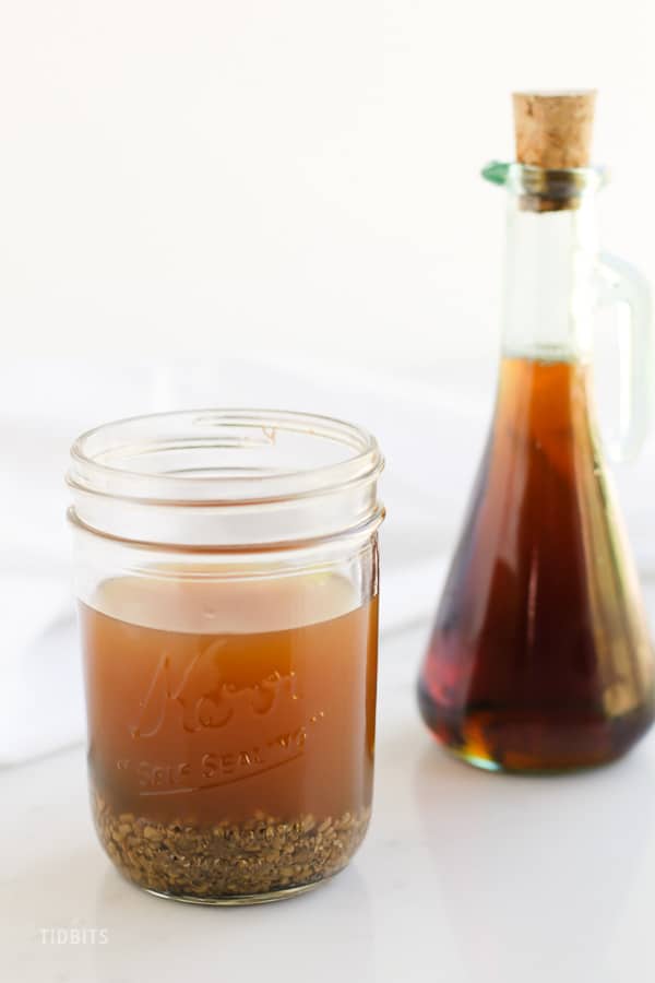 Pressure Cooker Maple Extract in a glass jar
