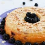 Pressure Cooker Blackberry Breakfast Cake is whole grain and full of protein for a perfect start to your day