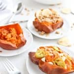 Instant Pot Sweet Potatoes with 3 different toppings