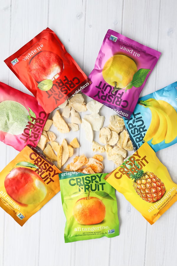 bags of freeze dried fruit
