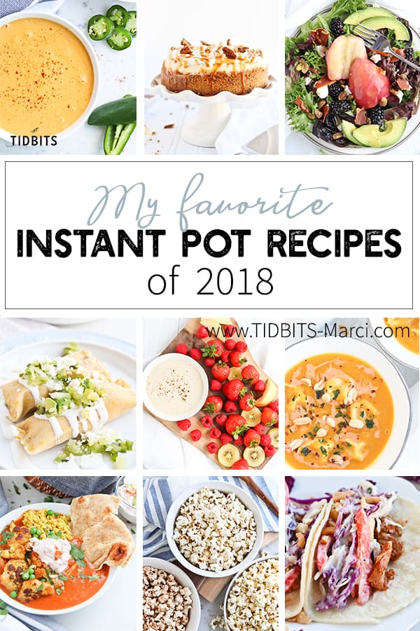 Images of various Instant Pot meals