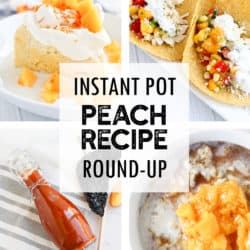 Instant Pot Peach Recipe Round-Up