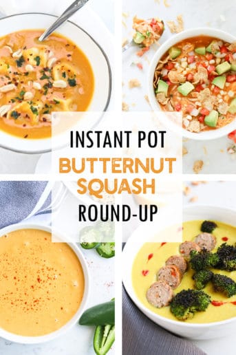 Instant Pot Butternut Squash Recipes Round up