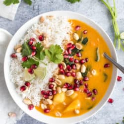 Instant Pot Thai Butternut Squash Red Curry