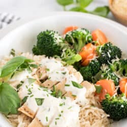 Easy Instant Pot Chicken with Cheese Sauce