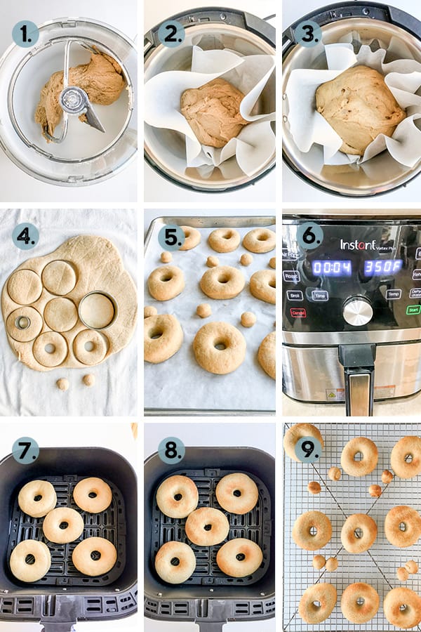 I'm an air fryer expert - my secret way to create delicious cheese and egg  breakfast bagels using the bagel hole