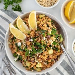 Greek Couscous Salad | Instant Pot Recipe